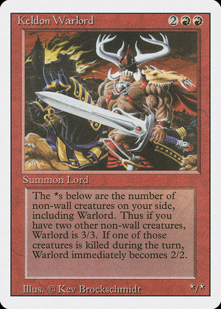 Keldon Warlord [Revised Edition] | Arkham Games and Comics