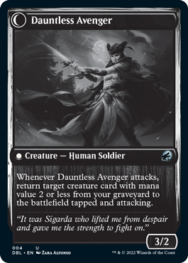 Bereaved Survivor // Dauntless Avenger [Innistrad: Double Feature] | Arkham Games and Comics