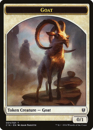 Goat // Thopter Double-sided Token [Commander 2016 Tokens] | Arkham Games and Comics
