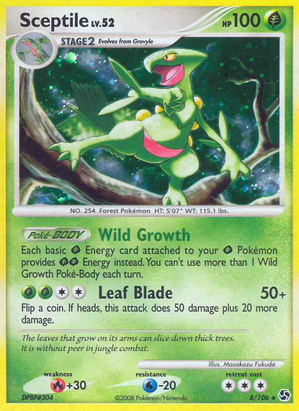 Sceptile (8/106) [Diamond & Pearl: Great Encounters] | Arkham Games and Comics