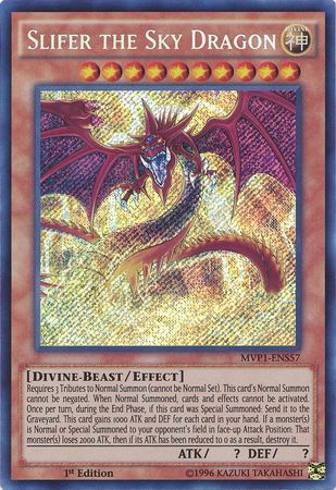 Slifer the Sky Dragon [MVP1-ENS57] Secret Rare | Arkham Games and Comics