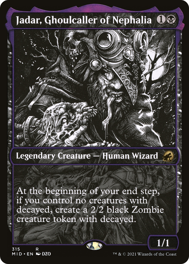 Jadar, Ghoulcaller of Nephalia (Showcase Eternal Night) [Innistrad: Midnight Hunt] | Arkham Games and Comics