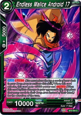 Endless Malice Android 17 (BT5-064) [Miraculous Revival] | Arkham Games and Comics