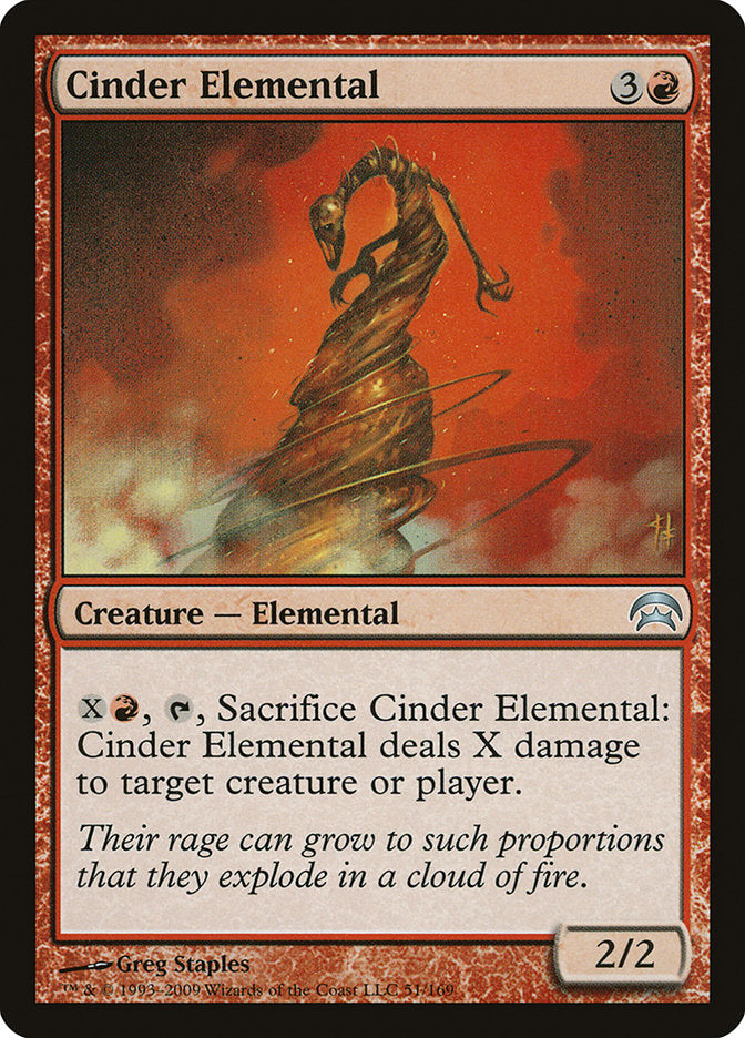 Cinder Elemental [Planechase] | Arkham Games and Comics