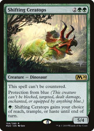 Shifting Ceratops [Core Set 2020 Promos] | Arkham Games and Comics