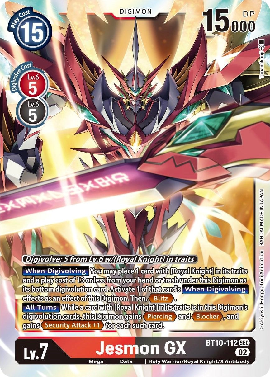 Jesmon GX [BT10-112] [Xros Encounter] | Arkham Games and Comics