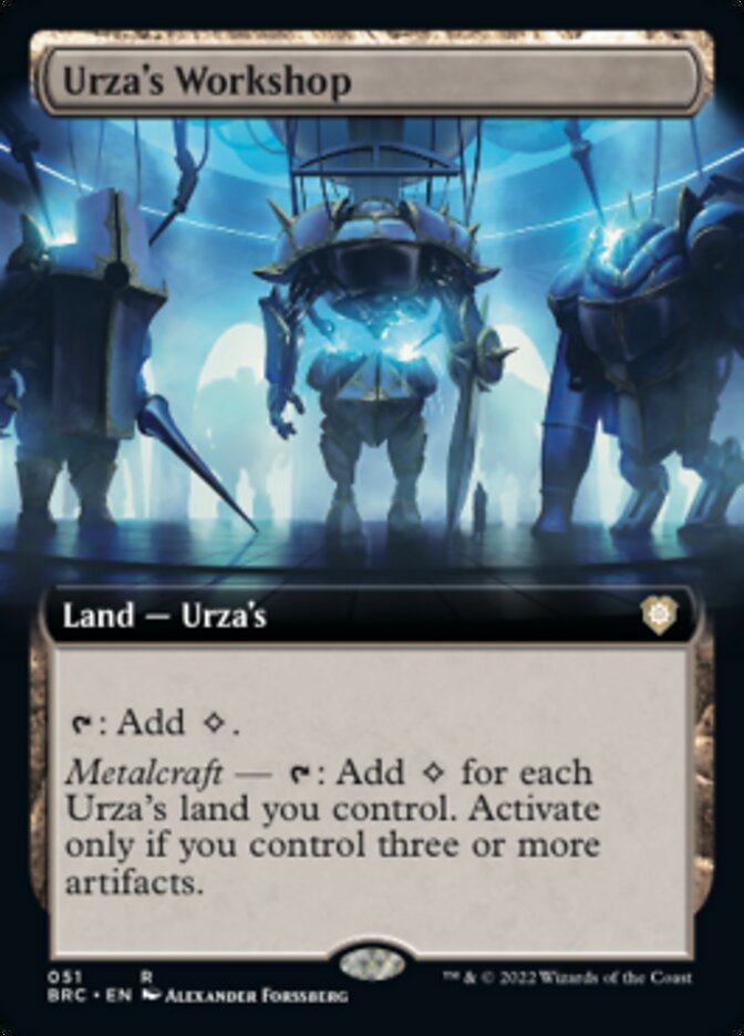 Urza's Workshop (Extended Art) [The Brothers' War Commander] | Arkham Games and Comics