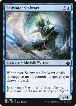 Saltwater Stalwart [Battlebond] | Arkham Games and Comics