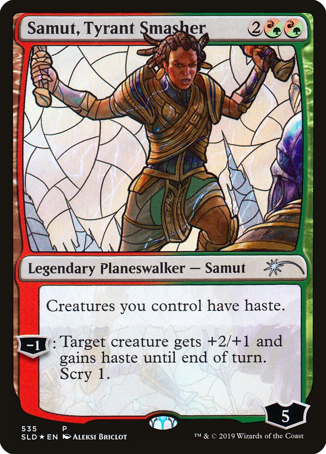 Samut, Tyrant Smasher (Stained Glass) [Secret Lair Drop Promos] | Arkham Games and Comics