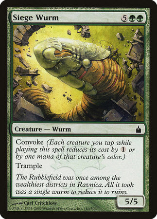 Siege Wurm [Ravnica: City of Guilds] | Arkham Games and Comics