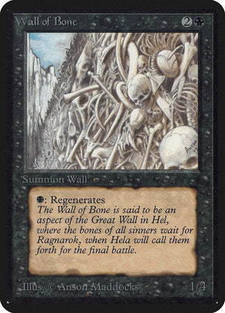 Wall of Bone [Limited Edition Alpha] | Arkham Games and Comics