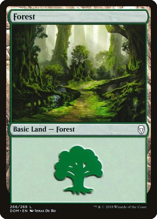 Forest (266) [Dominaria] | Arkham Games and Comics