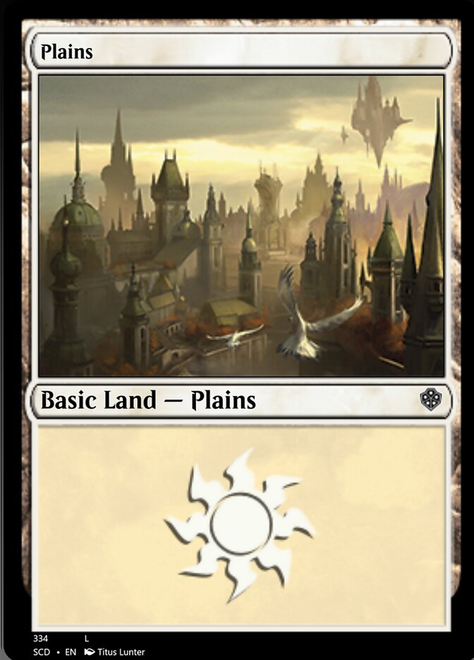 Plains (334) [Starter Commander Decks] | Arkham Games and Comics