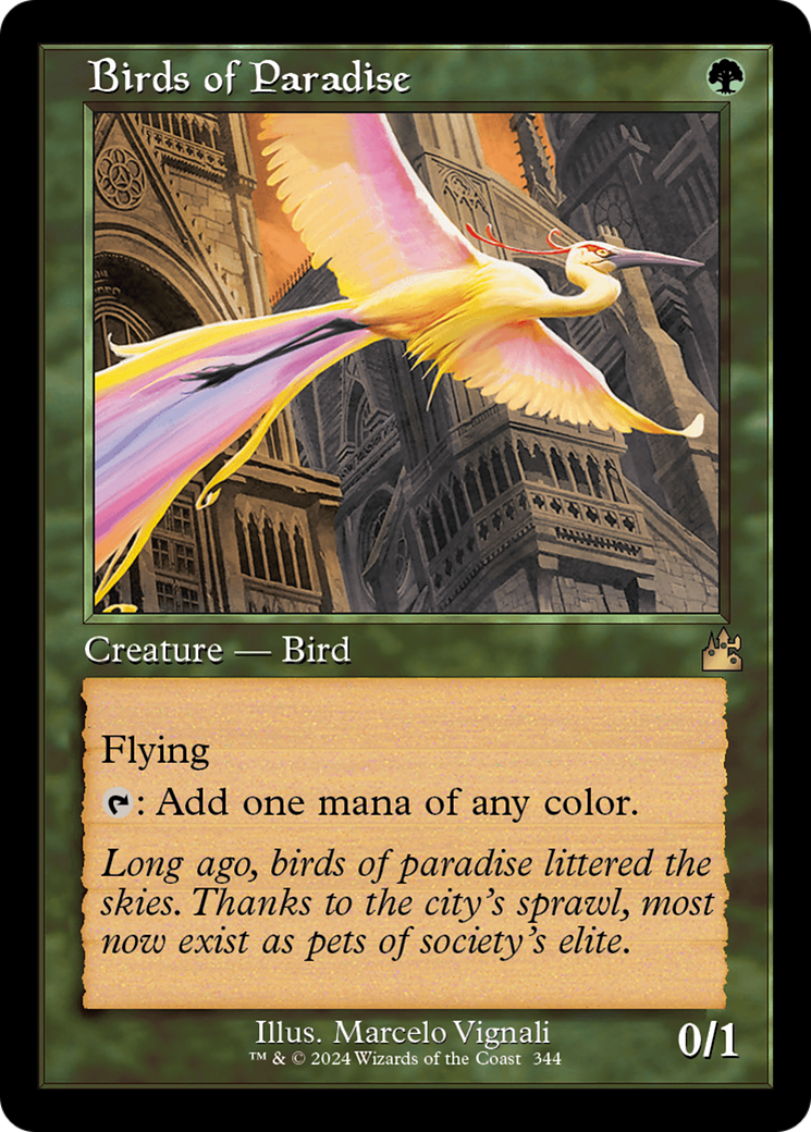 Birds of Paradise (Retro) [Ravnica Remastered] | Arkham Games and Comics