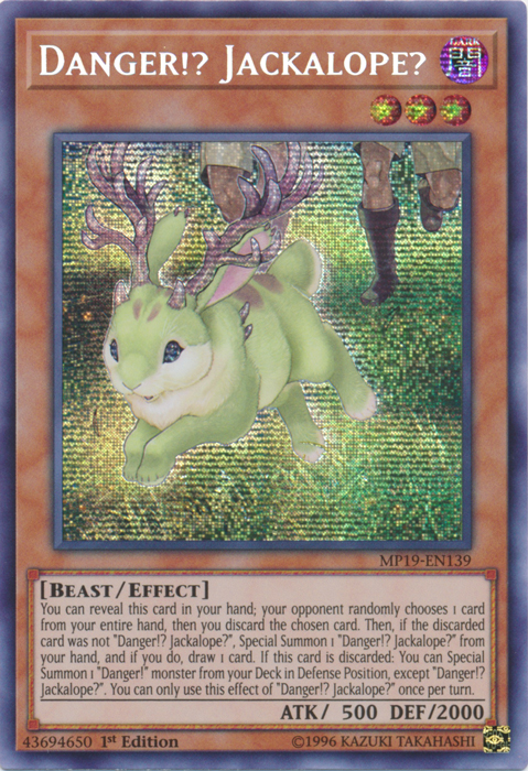 Danger!? Jackalope? [MP19-EN139] Prismatic Secret Rare | Arkham Games and Comics