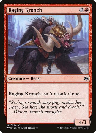 Raging Kronch [War of the Spark] | Arkham Games and Comics