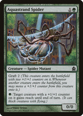 Aquastrand Spider [Commander 2011] | Arkham Games and Comics