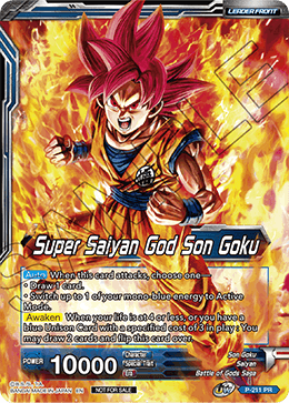 Super Saiyan God Son Goku // SSGSS Son Goku, Soul Striker Reborn (P-211) [Collector's Selection Vol. 2] | Arkham Games and Comics