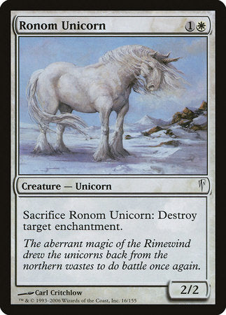 Ronom Unicorn [Coldsnap] | Arkham Games and Comics