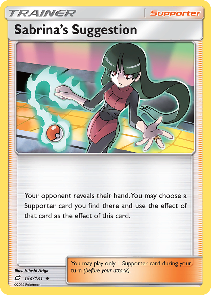 Sabrina's Suggestion (154/181) [Sun & Moon: Team Up] | Arkham Games and Comics