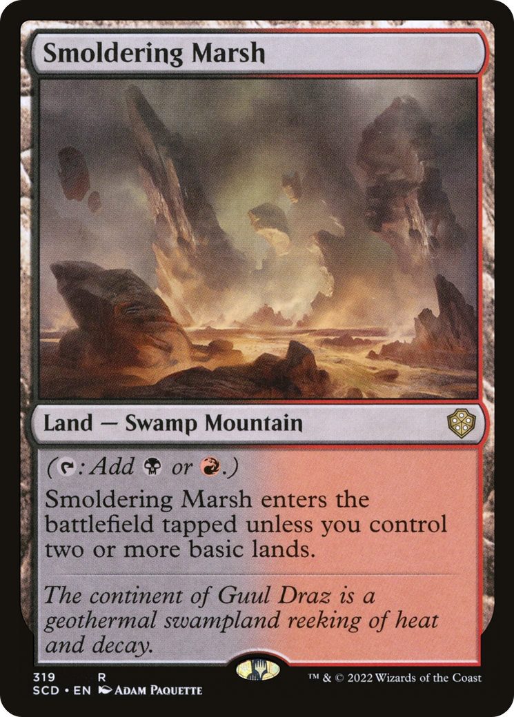 Smoldering Marsh [Starter Commander Decks] | Arkham Games and Comics