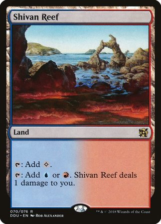 Shivan Reef [Duel Decks: Elves vs. Inventors] | Arkham Games and Comics