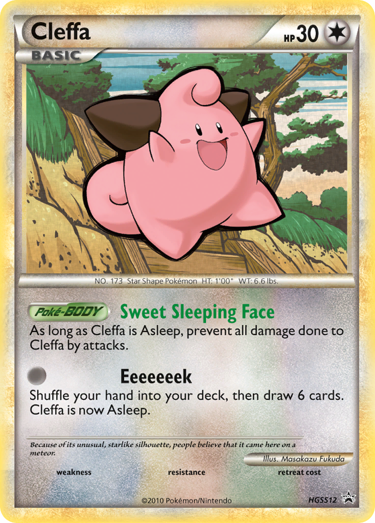 Cleffa (HGSS12) [HeartGold & SoulSilver: Black Star Promos] | Arkham Games and Comics