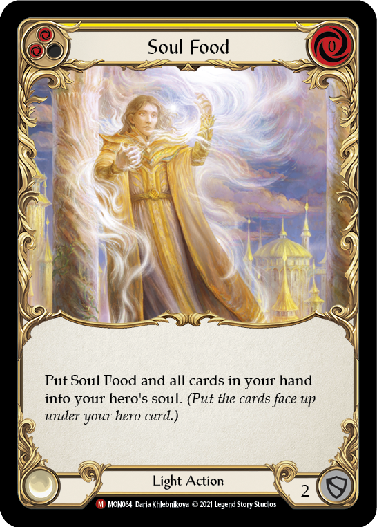 Soul Food [MON064-RF] (Monarch)  1st Edition Rainbow Foil | Arkham Games and Comics