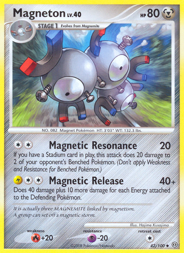 Magneton (42/100) [Diamond & Pearl: Stormfront] | Arkham Games and Comics