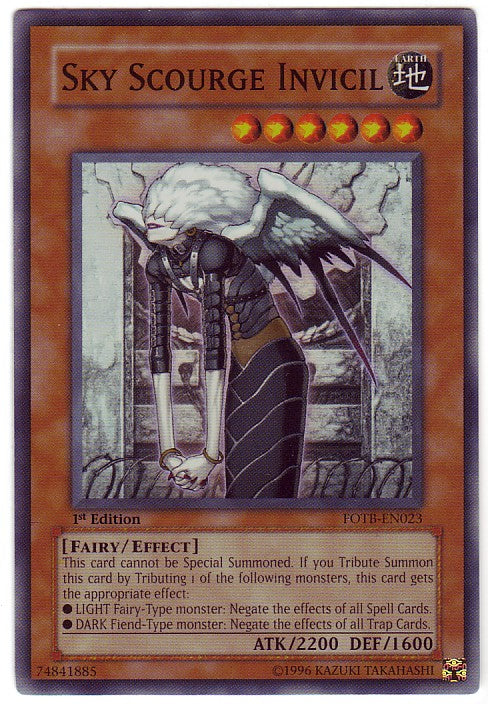 Sky Scourge Invicil [FOTB-EN023] Super Rare | Arkham Games and Comics