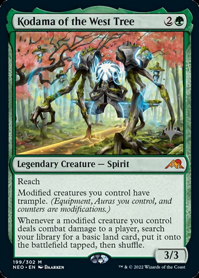 Kodama of the West Tree (Promo Pack) [Kamigawa: Neon Dynasty Promos] | Arkham Games and Comics