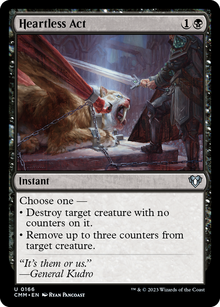 Heartless Act [Commander Masters] | Arkham Games and Comics