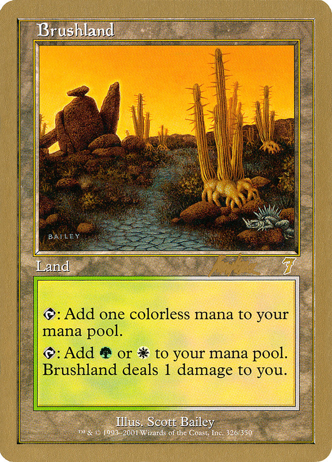 Brushland (Brian Kibler) [World Championship Decks 2002] | Arkham Games and Comics