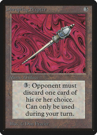 Disrupting Scepter [Limited Edition Beta] | Arkham Games and Comics