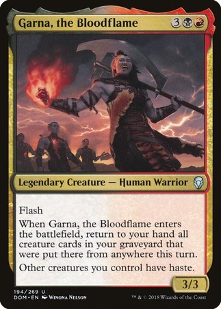 Garna, the Bloodflame [Dominaria] | Arkham Games and Comics