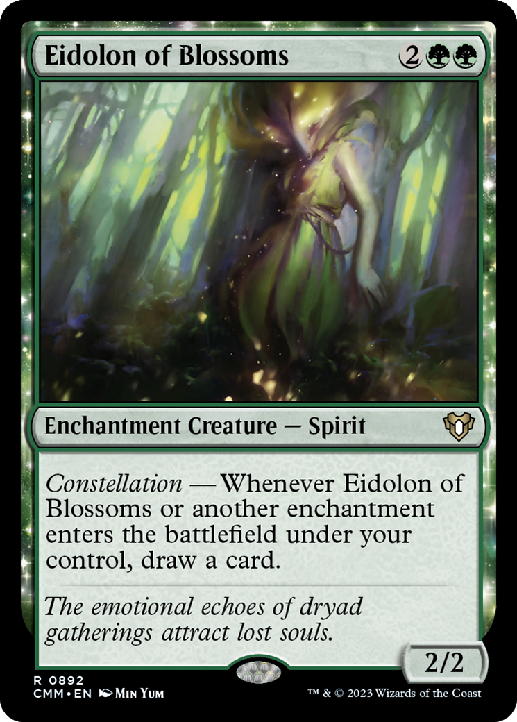 Eidolon of Blossoms [Commander Masters] | Arkham Games and Comics