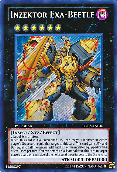 Inzektor Exa-Beetle [ORCS-EN046] Secret Rare | Arkham Games and Comics