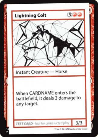 Lightning Colt (2021 Edition) [Mystery Booster Playtest Cards] | Arkham Games and Comics