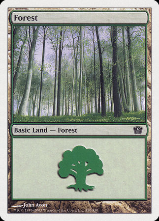 Forest (350) [Eighth Edition] | Arkham Games and Comics