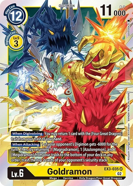 Goldramon [EX3-035] [Revision Pack Cards] | Arkham Games and Comics