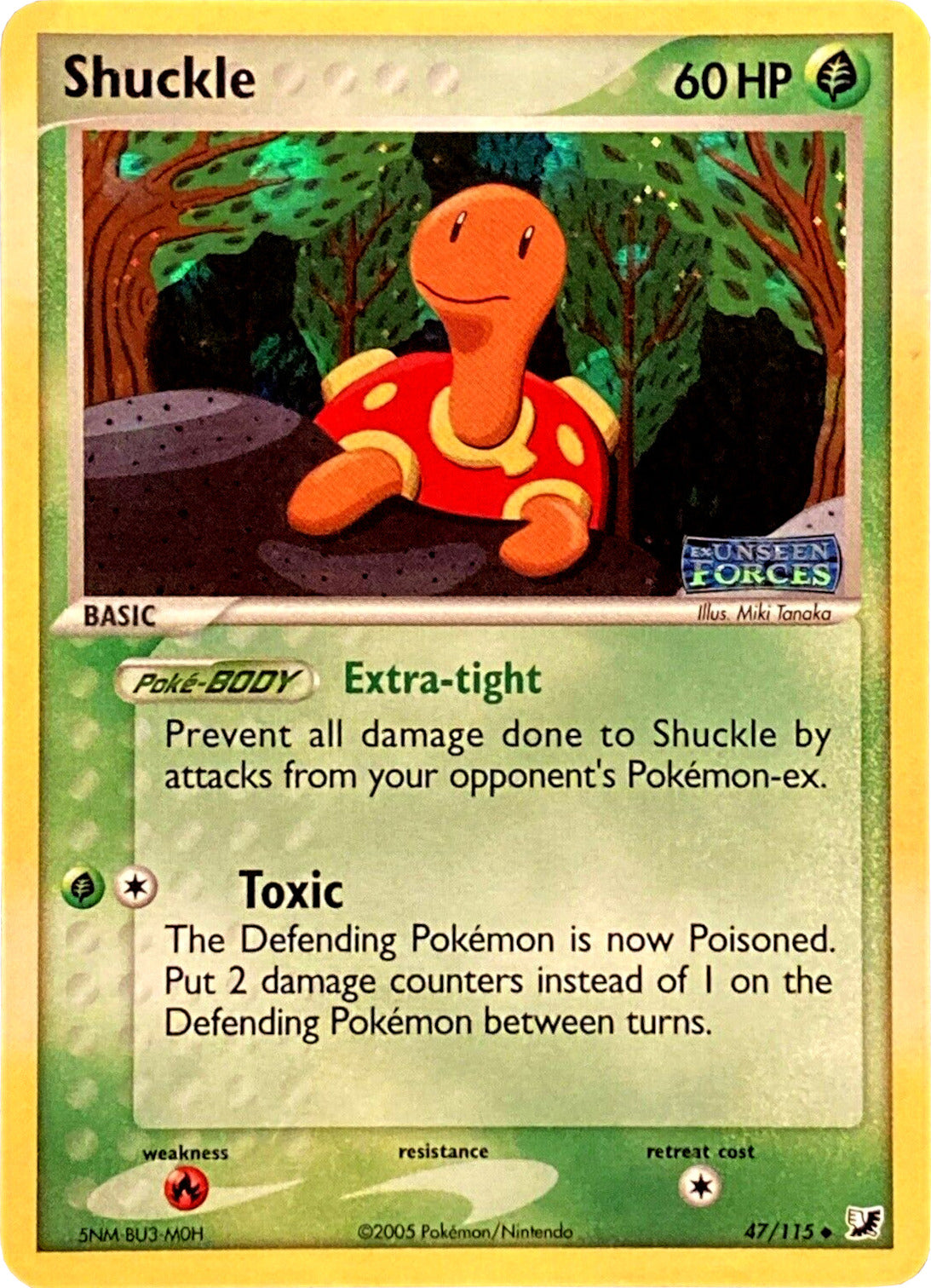 Shuckle (47/115) (Stamped) [EX: Unseen Forces] | Arkham Games and Comics