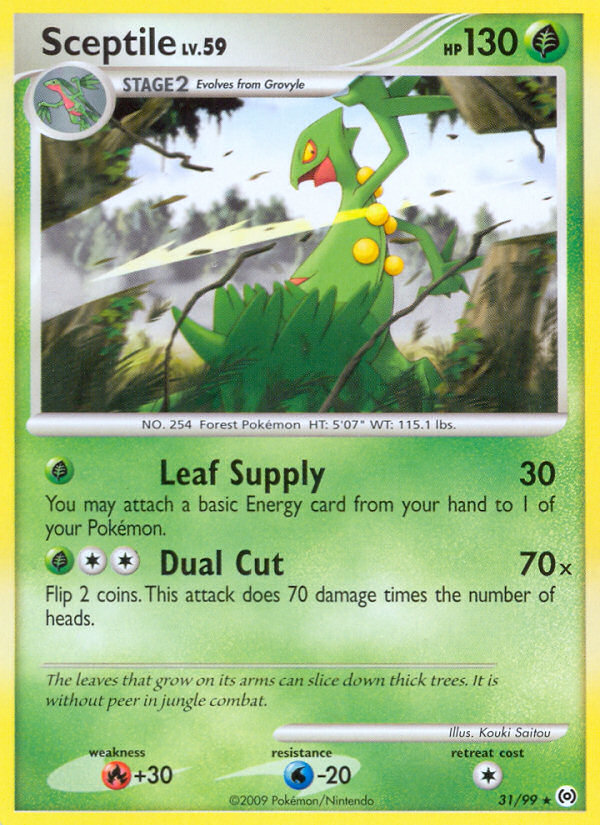 Sceptile (31/99) [Platinum: Arceus] | Arkham Games and Comics