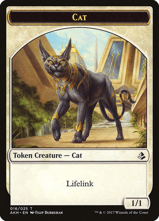 Cat Token [Amonkhet Tokens] | Arkham Games and Comics
