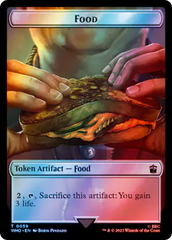 Alien Rhino // Food (0059) Double-Sided Token (Surge Foil) [Doctor Who Tokens] | Arkham Games and Comics