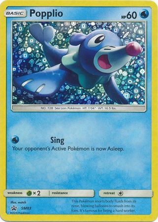 Popplio (SM03) (General Mills Promo) [Sun & Moon: Black Star Promos] | Arkham Games and Comics