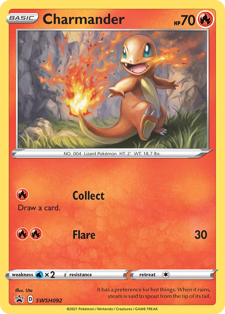 Charmander (SWSH092) [Sword & Shield: Black Star Promos] | Arkham Games and Comics