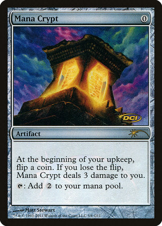 Mana Crypt [Judge Gift Cards 2011] | Arkham Games and Comics