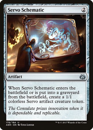 Servo Schematic [Aether Revolt] | Arkham Games and Comics
