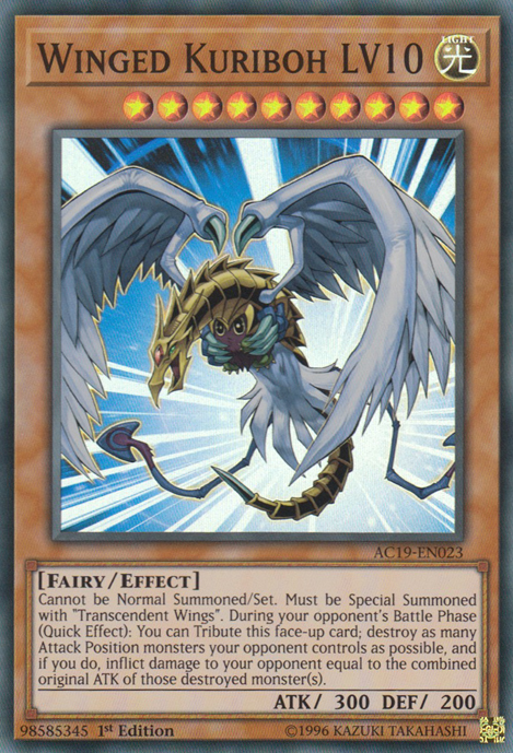 Winged Kuriboh LV10 [AC19-EN023] Super Rare | Arkham Games and Comics