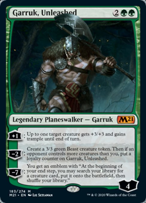 Garruk, Unleashed [Core Set 2021] | Arkham Games and Comics